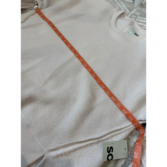 New Women’s Juniors SO Pullover Sweater Oversized Cream Size S - Picture 5 of 7